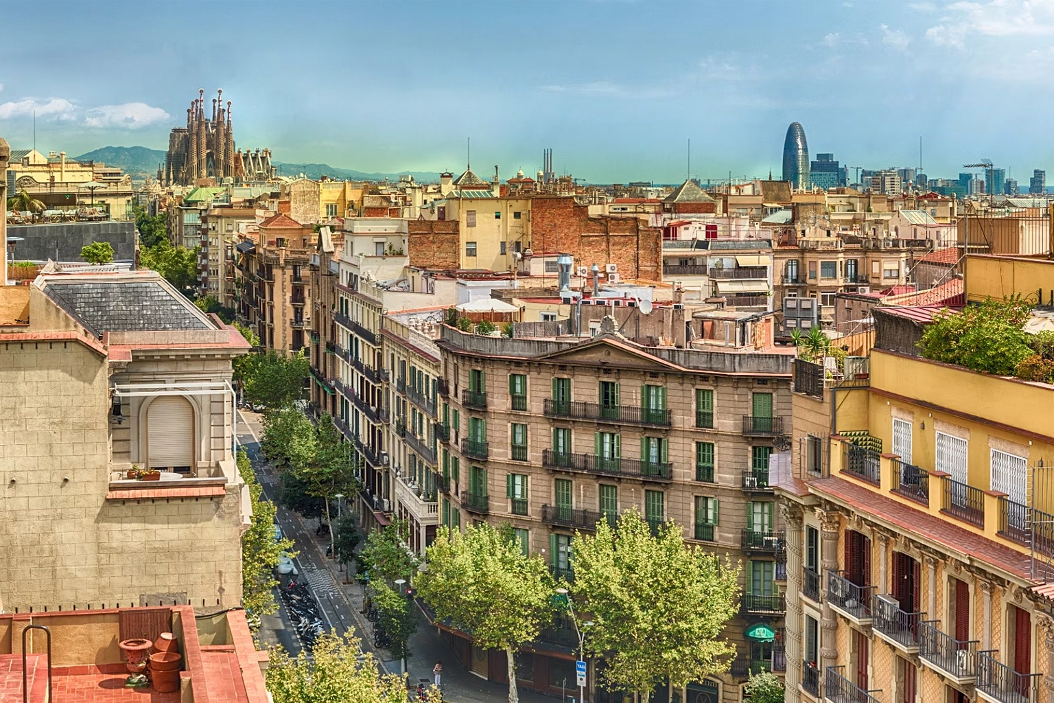 O Eixample é um dos bairros mais versáteis de Barcelona