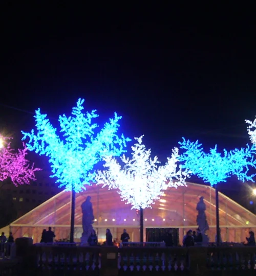 Patinage à la Plaça de Catalunya