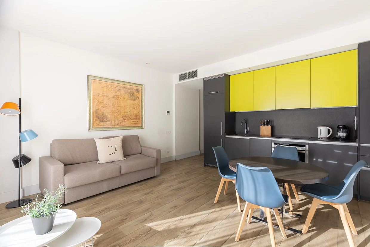 Cuisine moderne entièrement équipée pour un séjour confortable