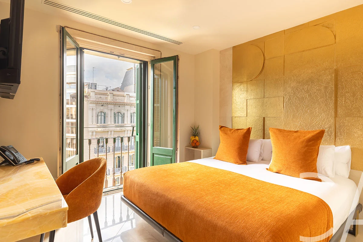 Chambre spacieuse et lumineuse